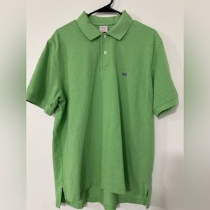 Mens Brooks Brothers Spring Green Polo Size Large